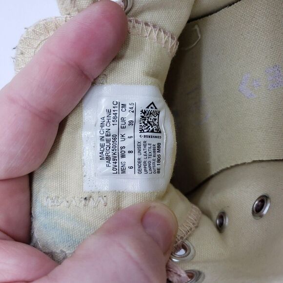 Converse All Star Shoes Womens Size 8 Pink Suede Low Top Lace Up Classic 15841C - Picture 10 of 12